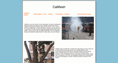 Desktop Screenshot of calmesh.calit2.net