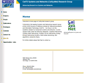 Tablet Screenshot of calsysnet.calit2.net